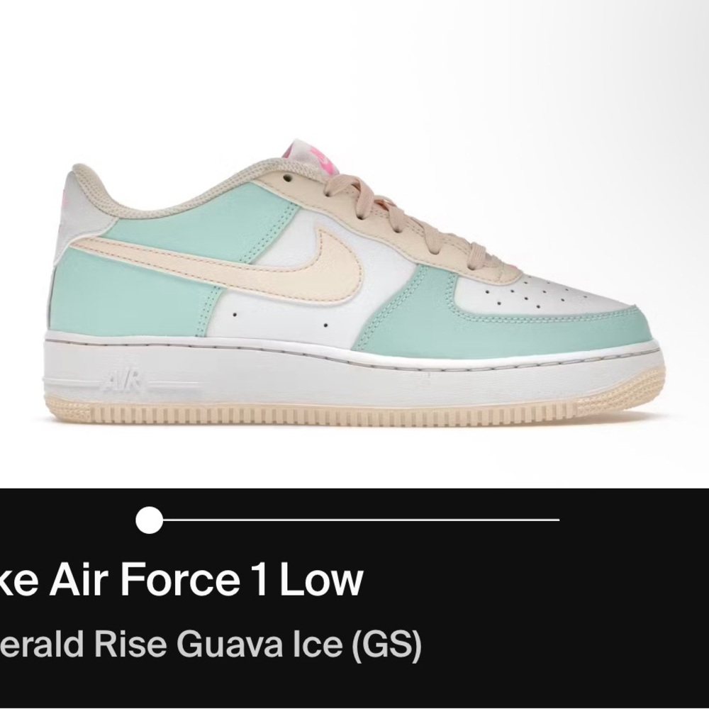 Nike Emerald Guava Ice Nike Boys size 6.5 Sneakers - Picture 2 of 16